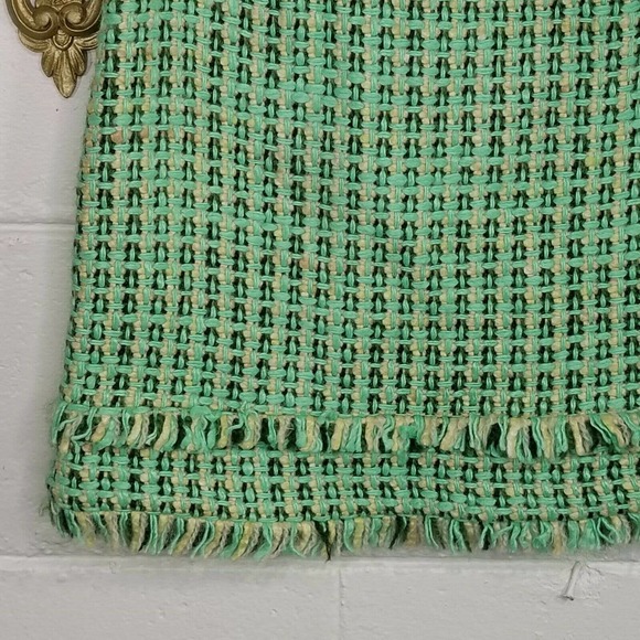 Tibi Tweed Fringe Skirt Pockets 4 - Picture 6 of 11